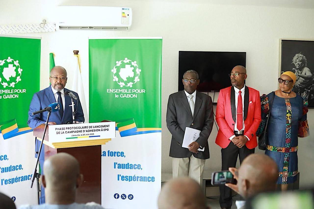 Ensemble pour le Gabon lance l’adhésion à son mouvement pour la démocratie.