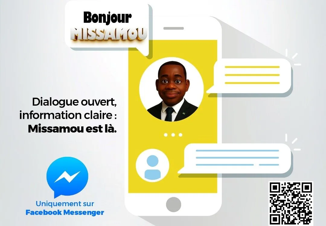 Le Gabon a lancé Missamou, son premier chatbot gouvernemental 24h/24 et 7j/7, via Facebook Messenger